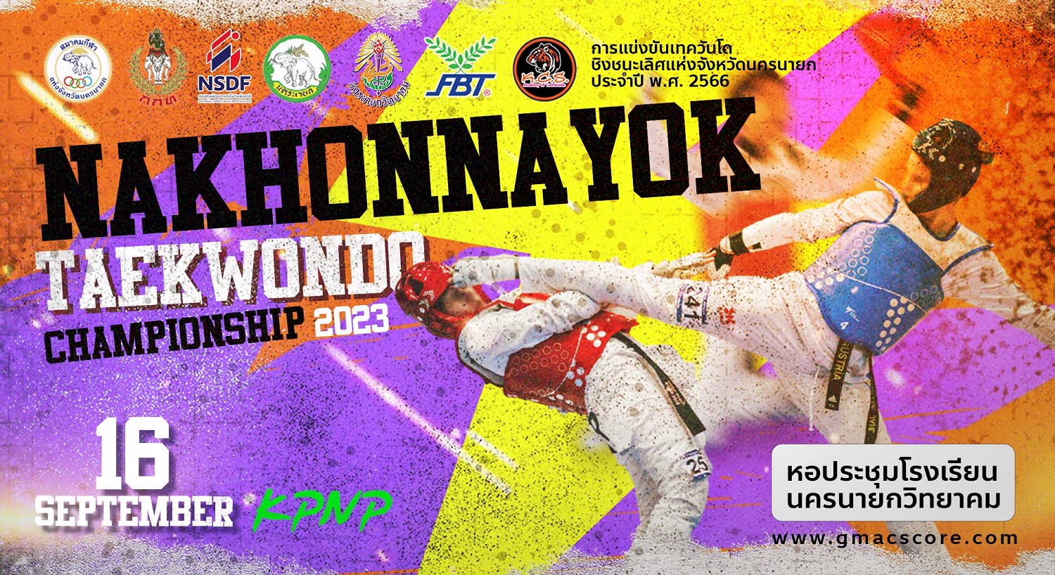 NAKHONNAYOK TAEKWONDO CHAMPIONSHIP 2023